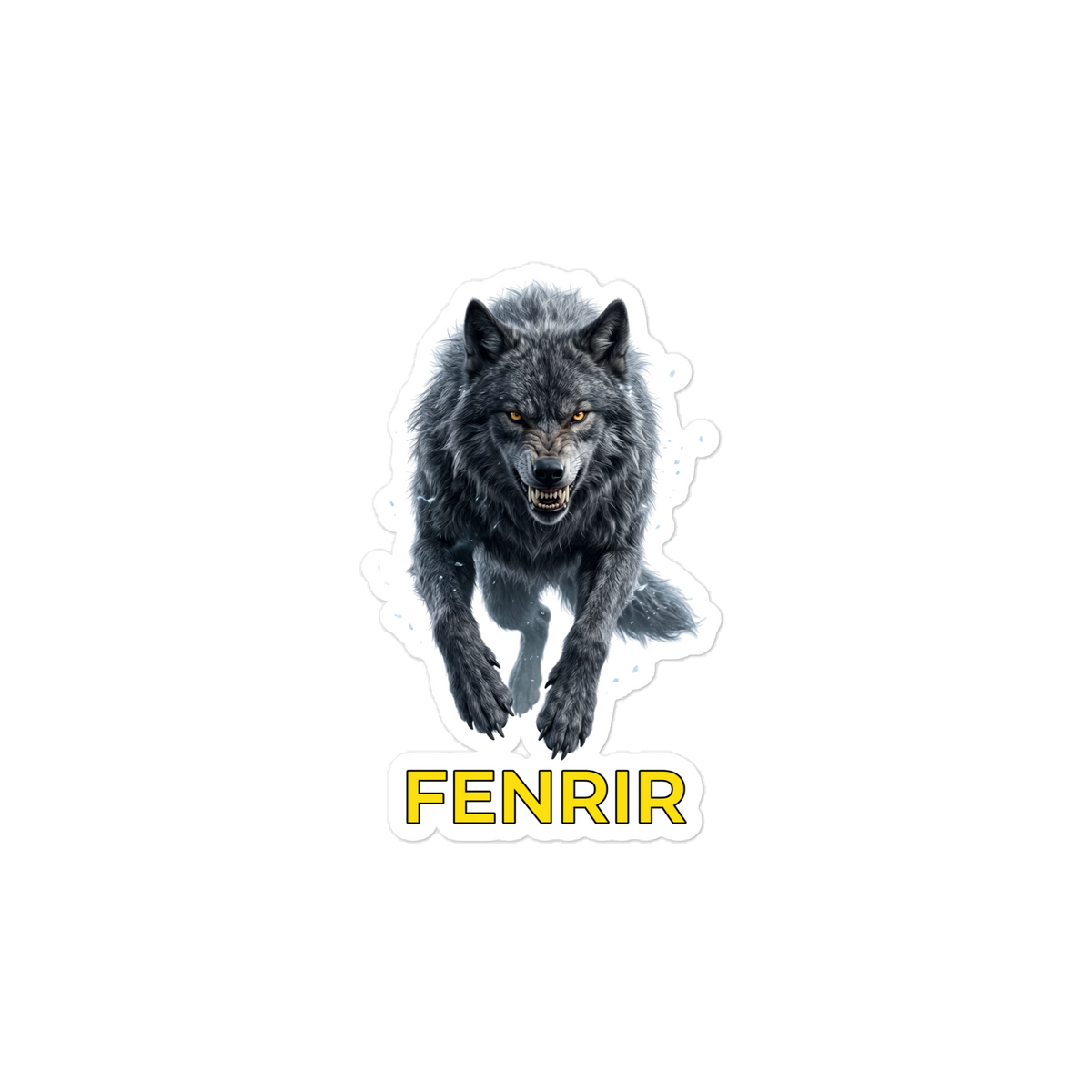 Fenrir Die-cut sticker