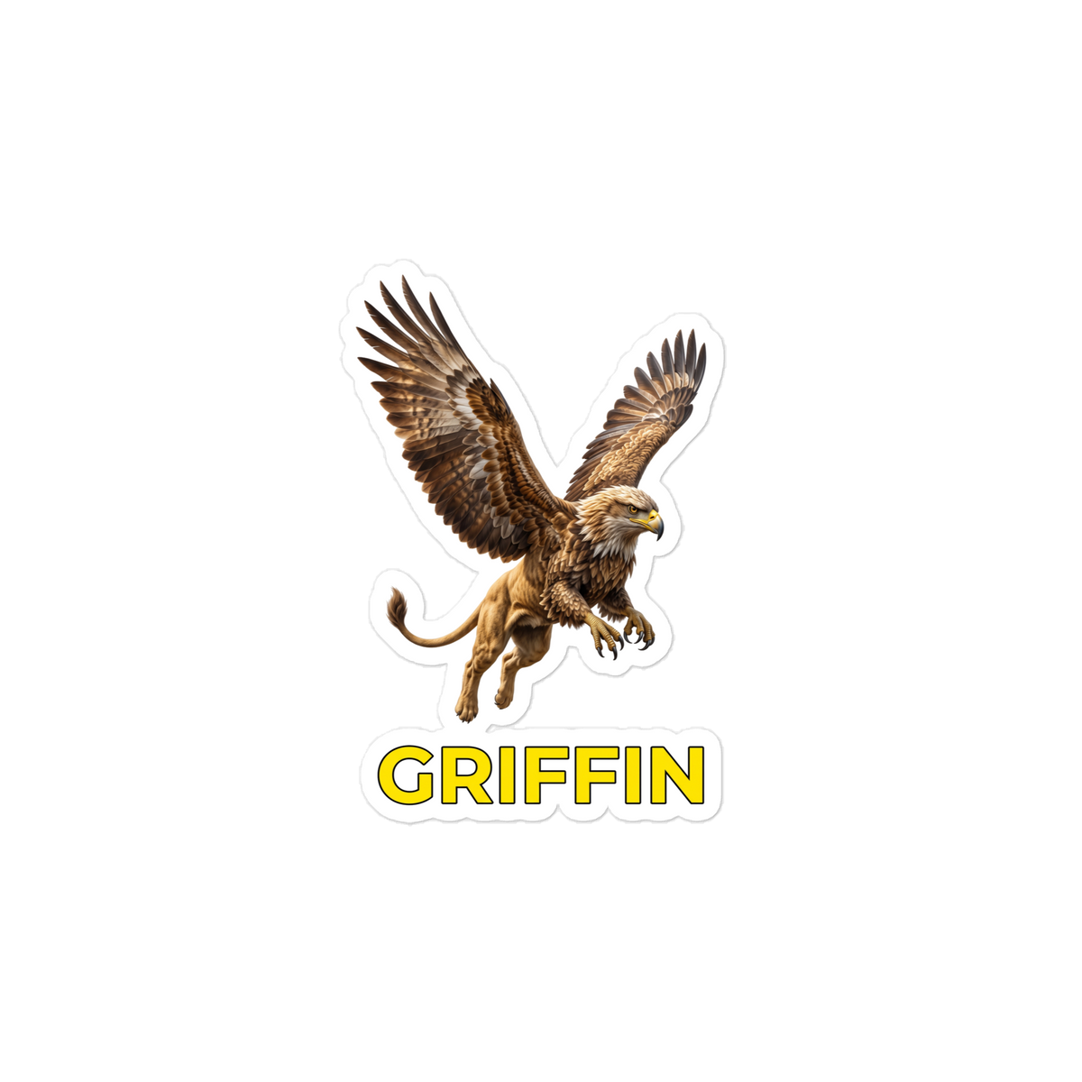 Griffin Die-cut sticker