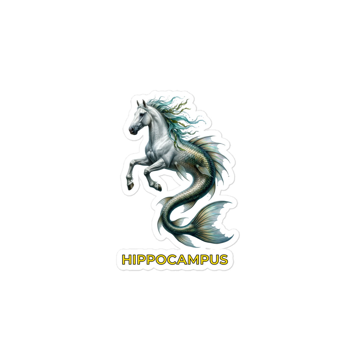 Hippocampus Die-cut sticker