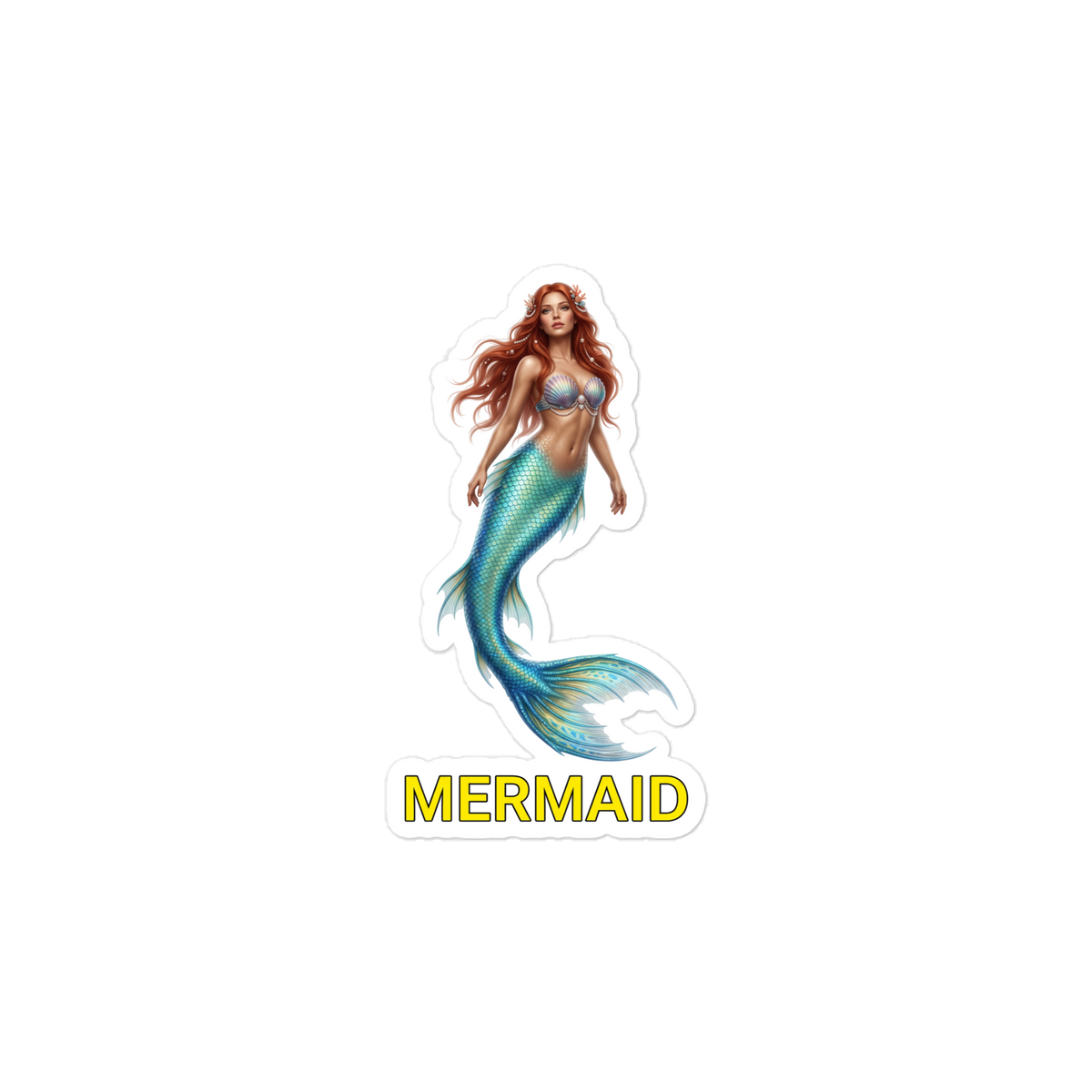Mermaid Die-cut sticker