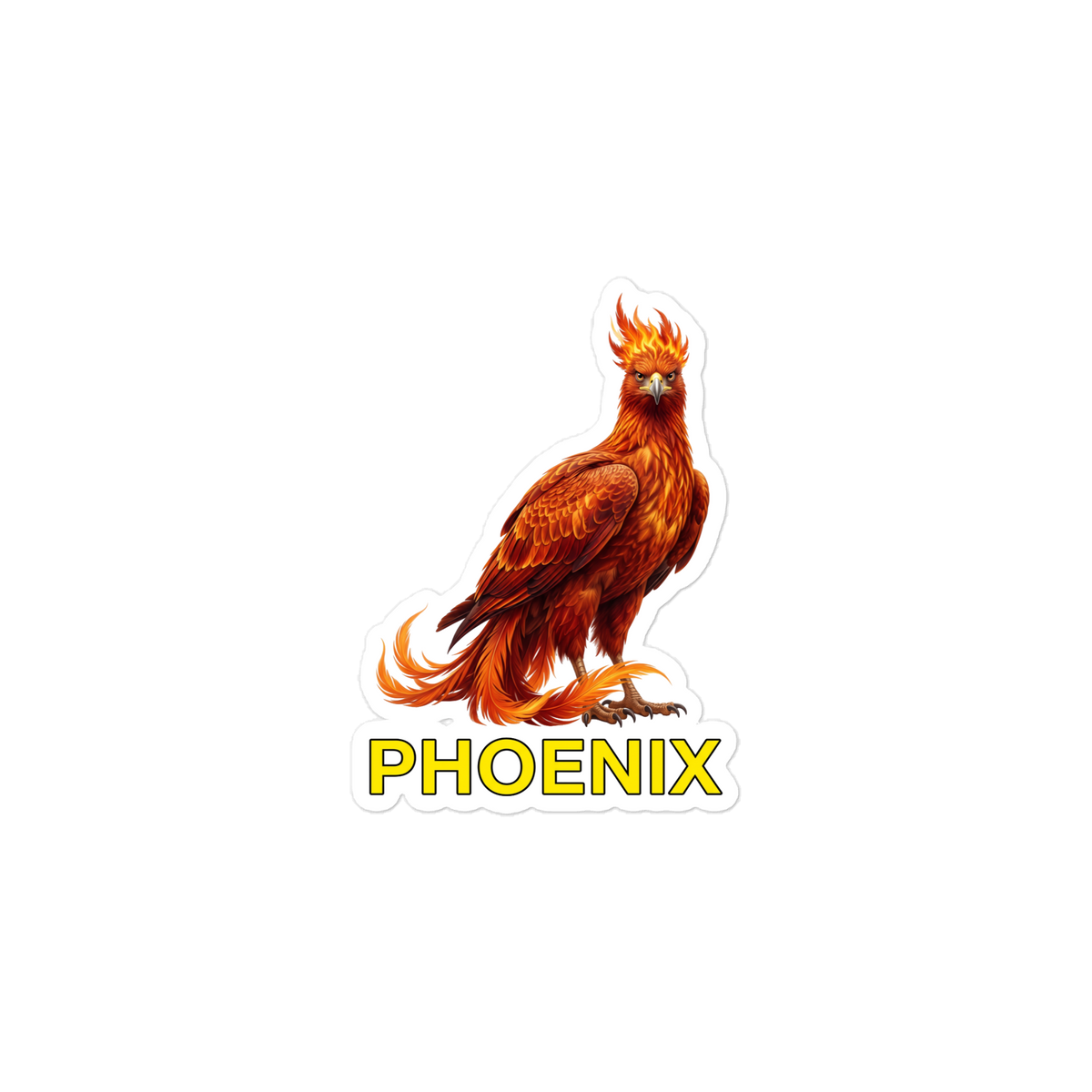 Phoenix Die-cut sticker