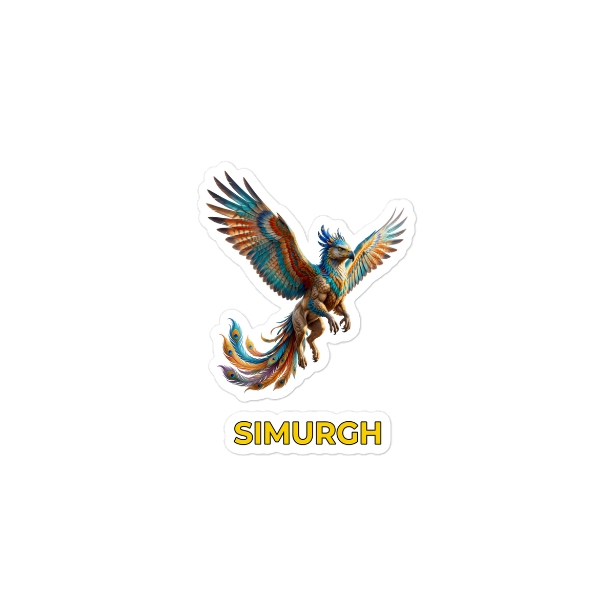 Simurgh Die-cut sticker
