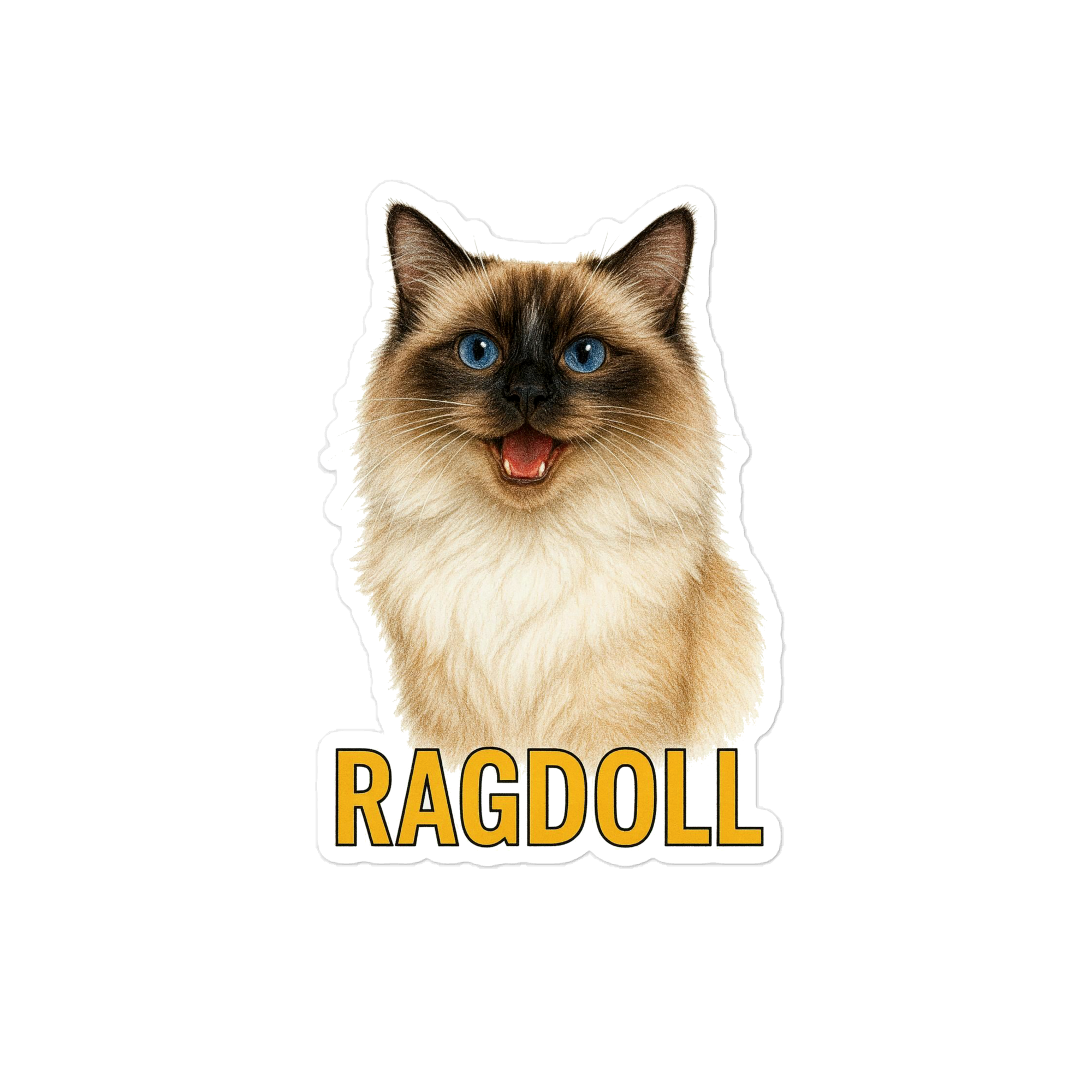 Ragdoll Cat Sticker