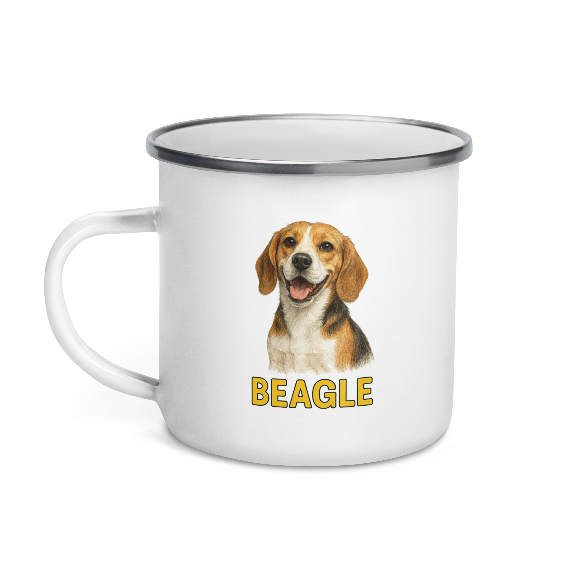 Beagle Enamel Mug