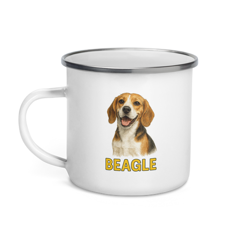 Beagle Enamel Mug