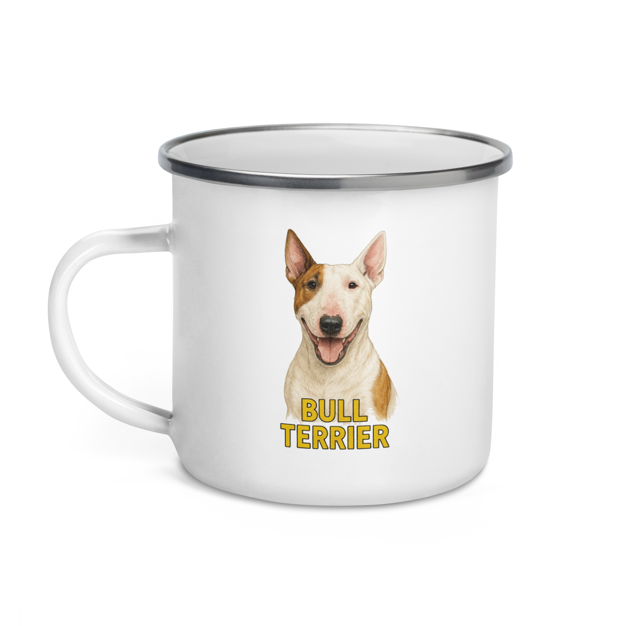 Bull Terrier Enamel Mug