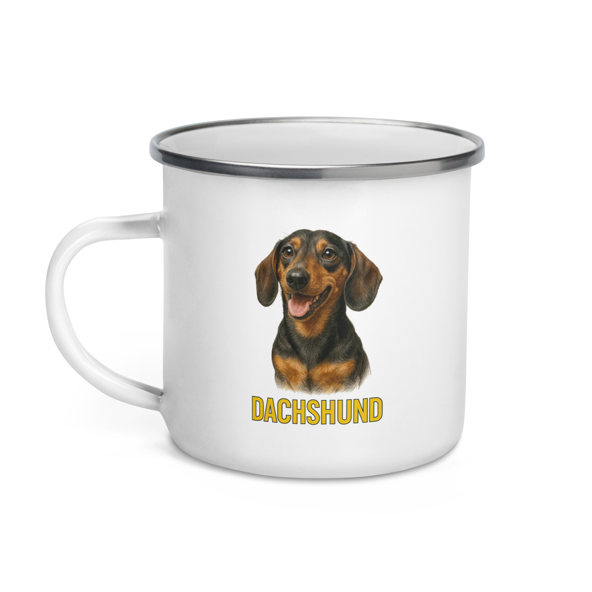 Dachshund Enamel Mug