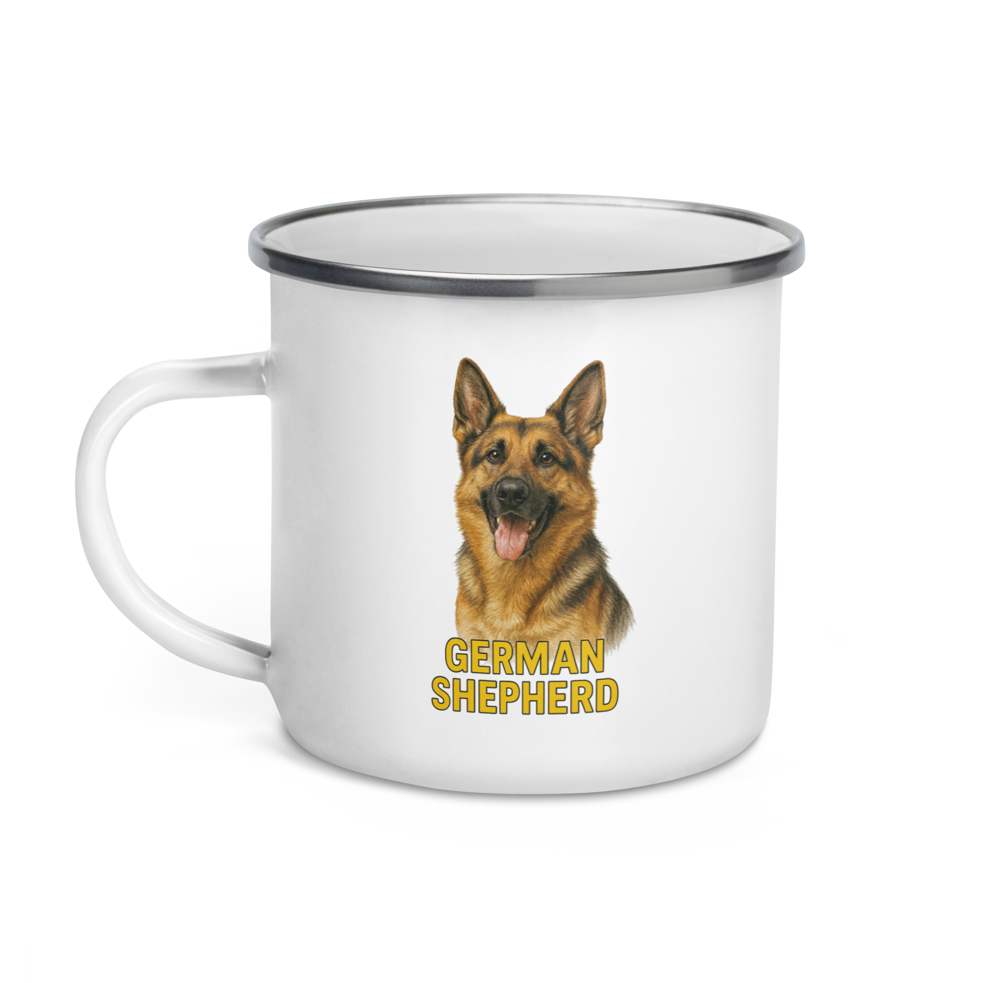 German Shepherd Enamel Mug