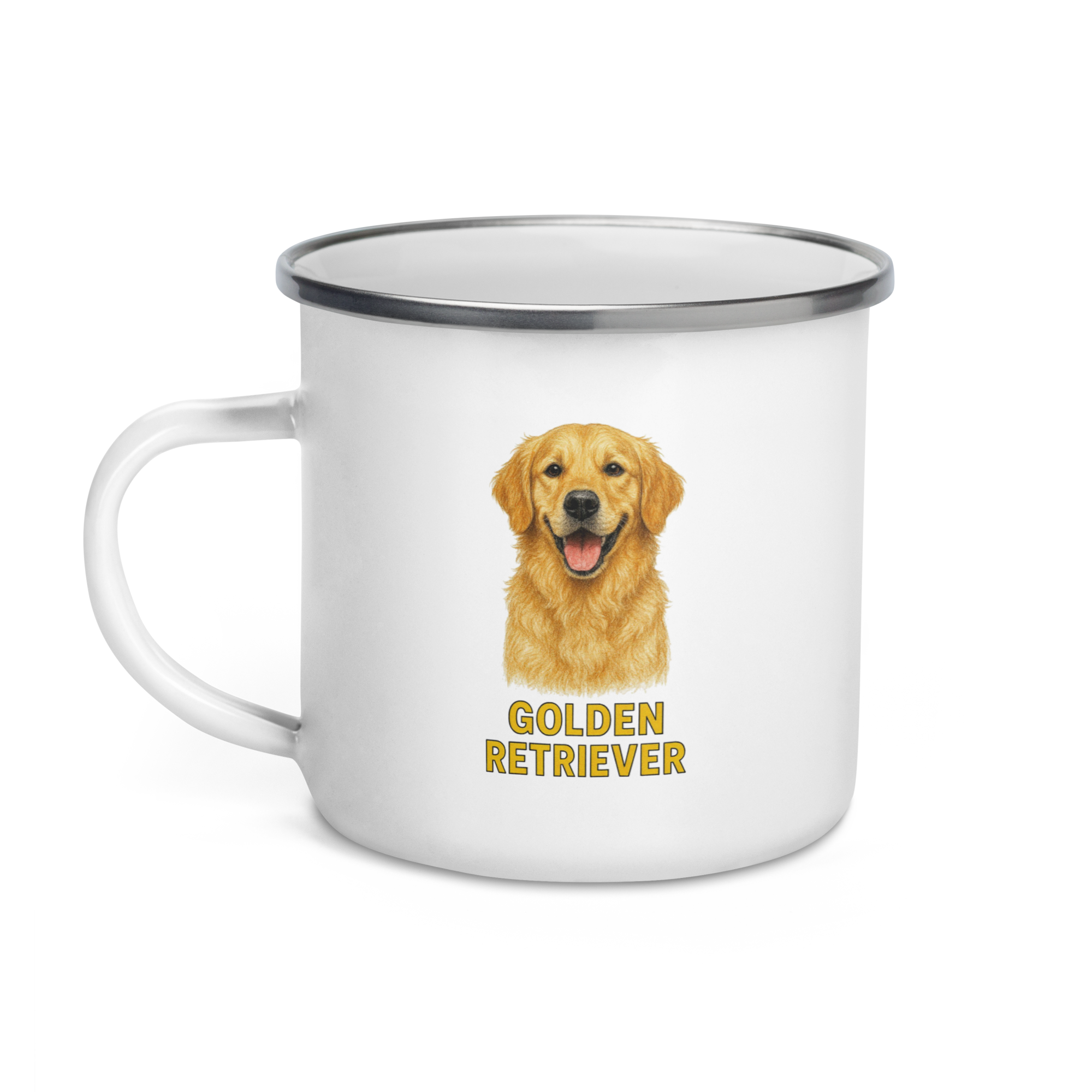 Golden Retriever Enamel Mug