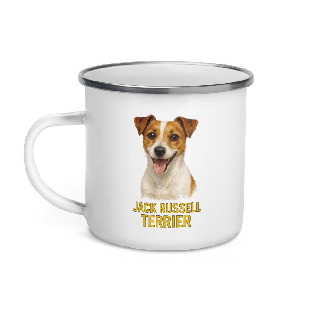 Jack Russell Terrier Enamel Mug