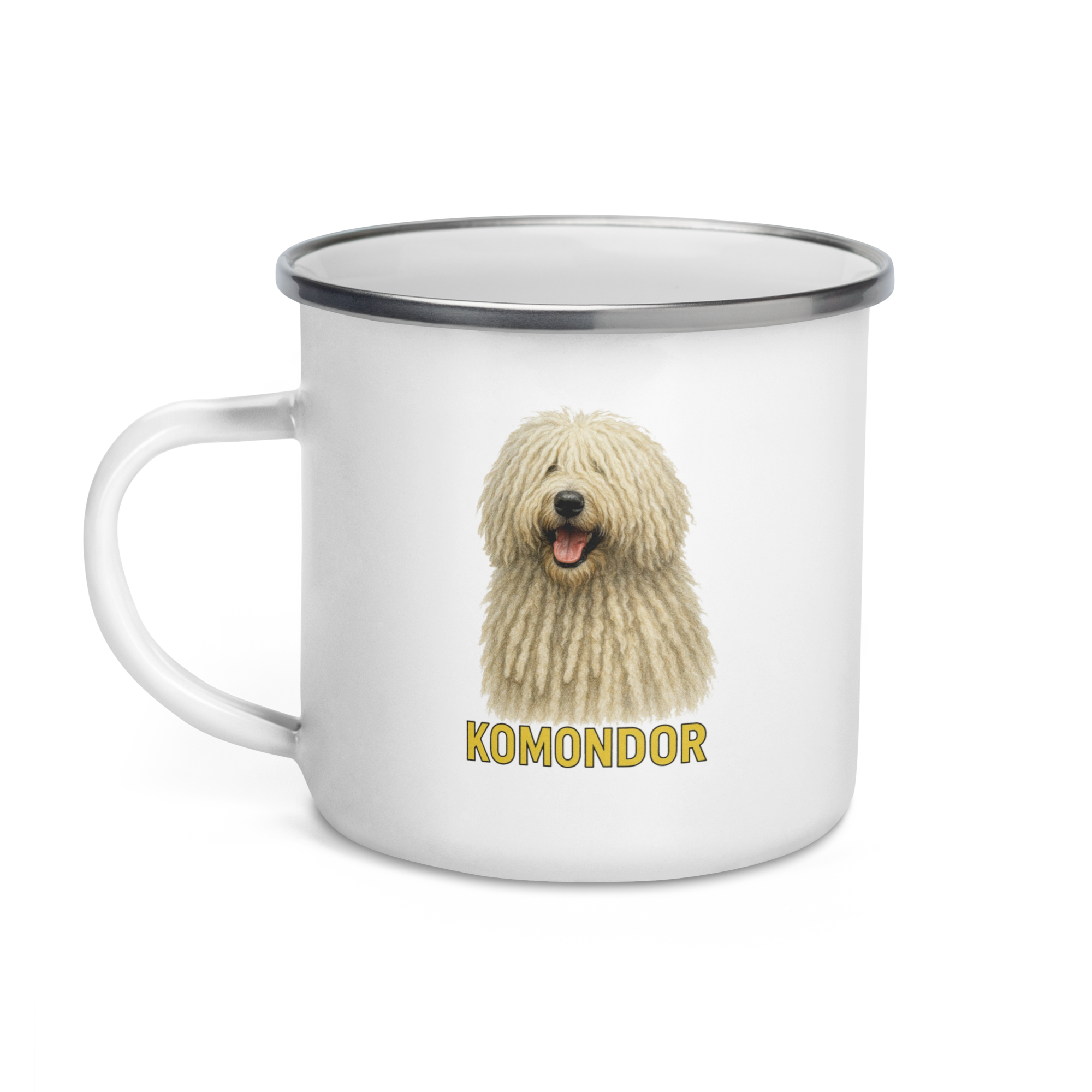 Komondor Enamel Mug