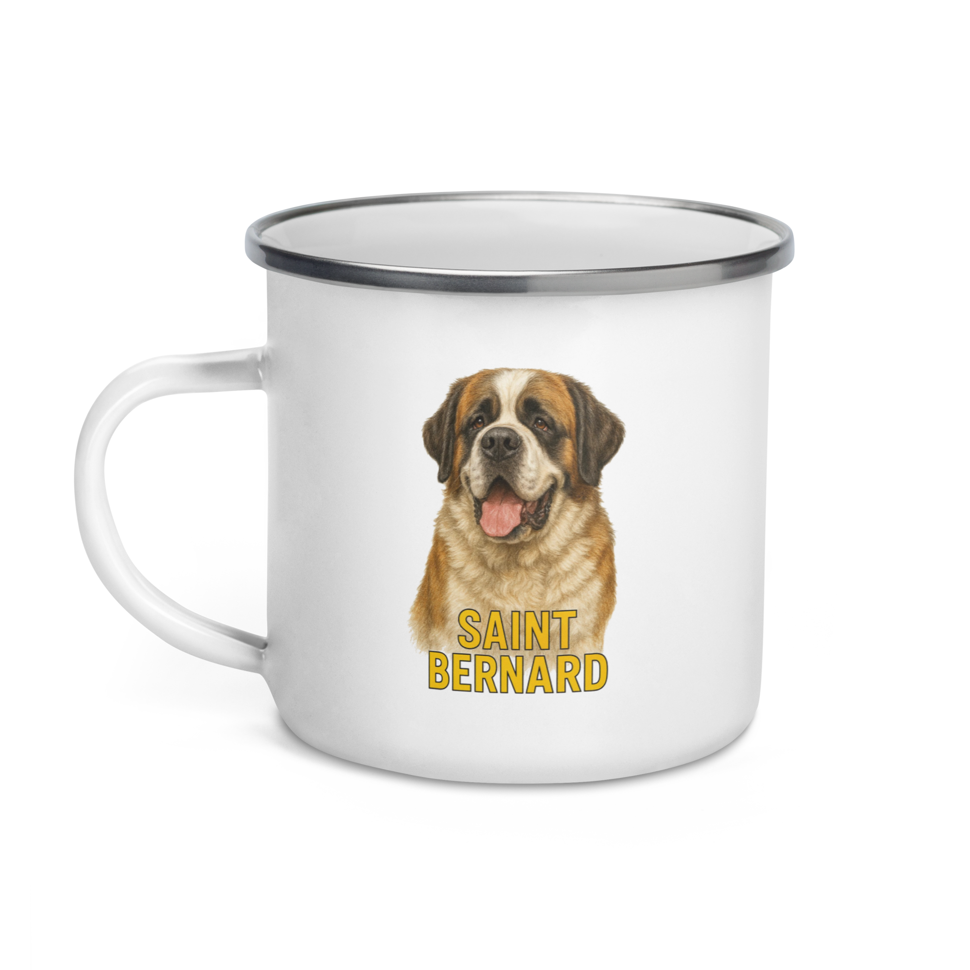 Saint Bernard Enamel Mug