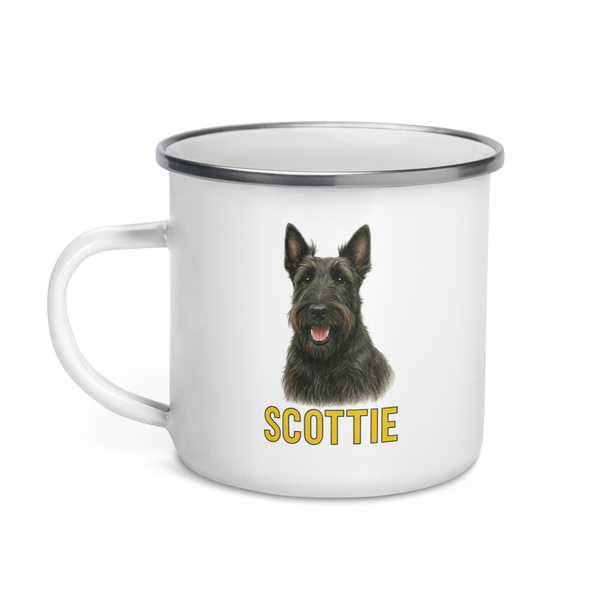 Scottie Enamel Mug