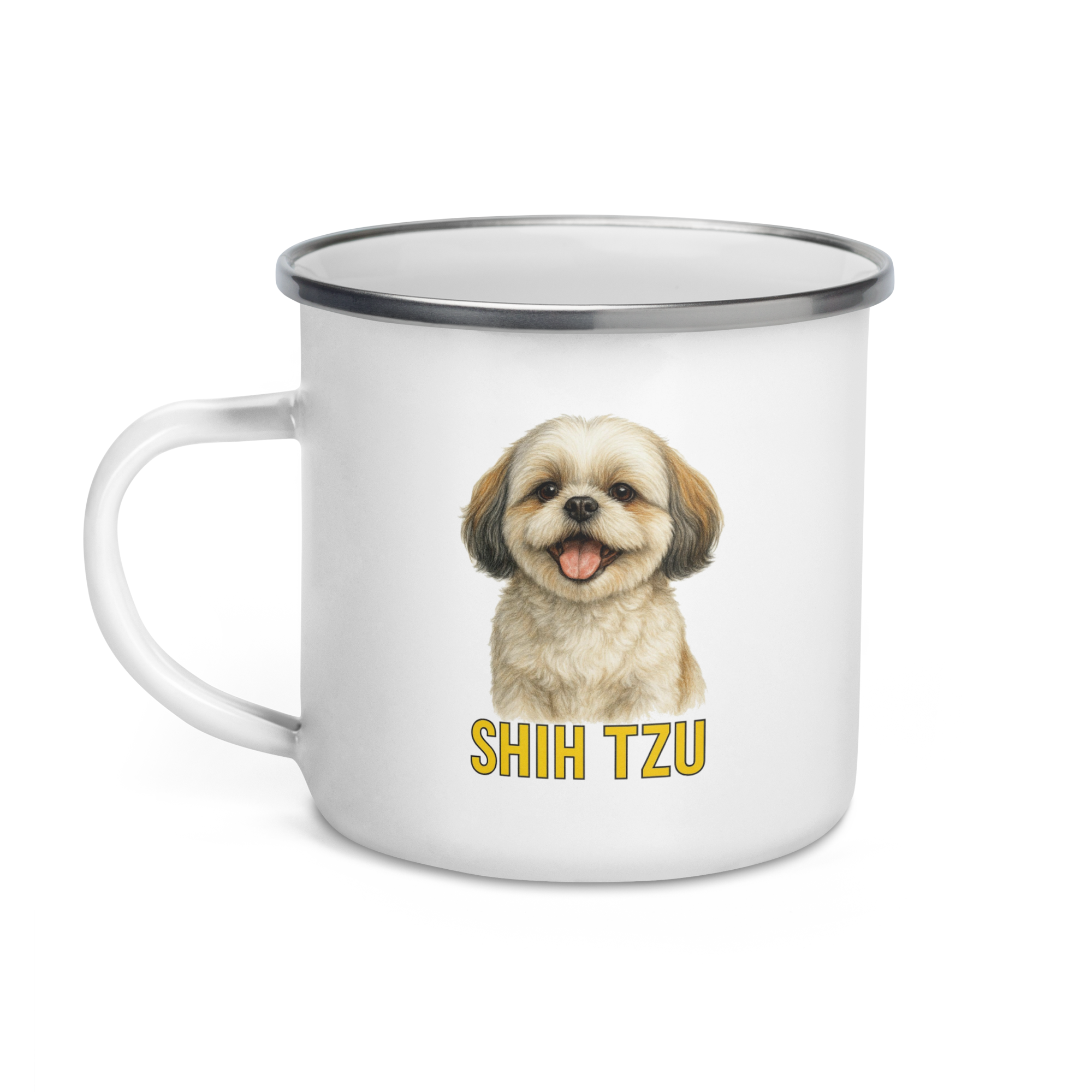 Shih Tzu Enamel Mug