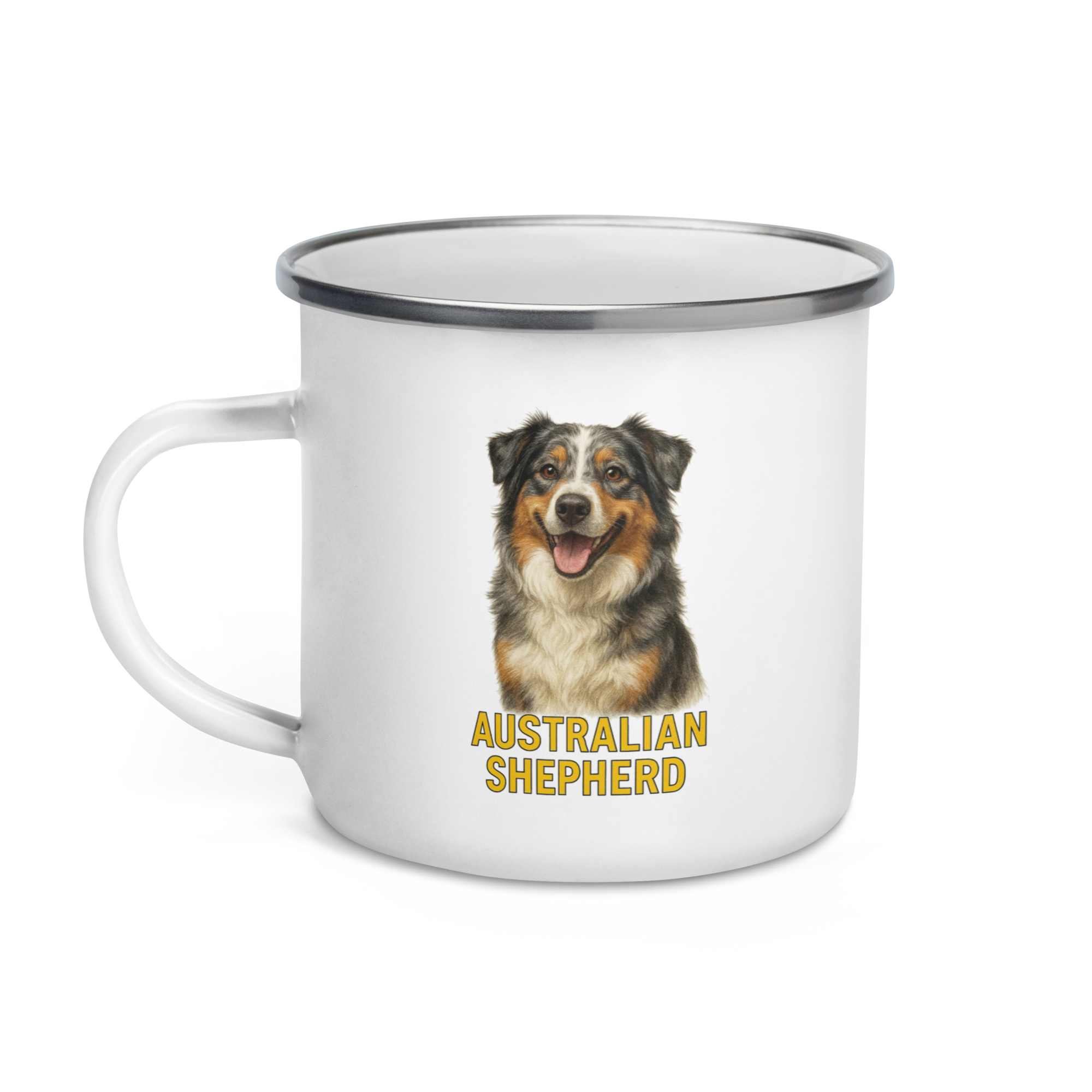 Australian Shepherd Enamel Mug