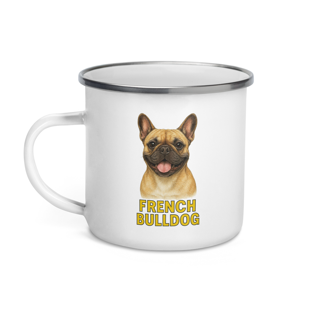 French Bulldog Enamel Mug