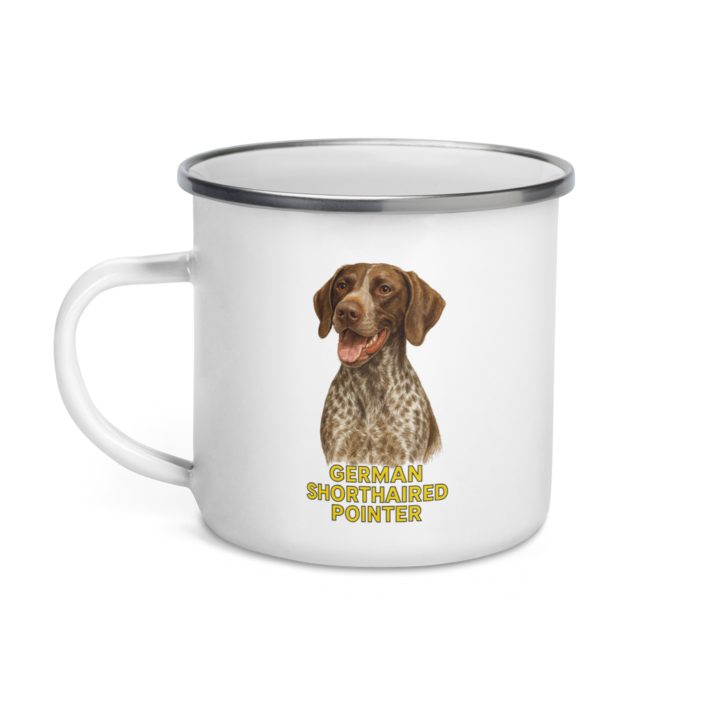 German Shorthaired Pointer Enamel Mug