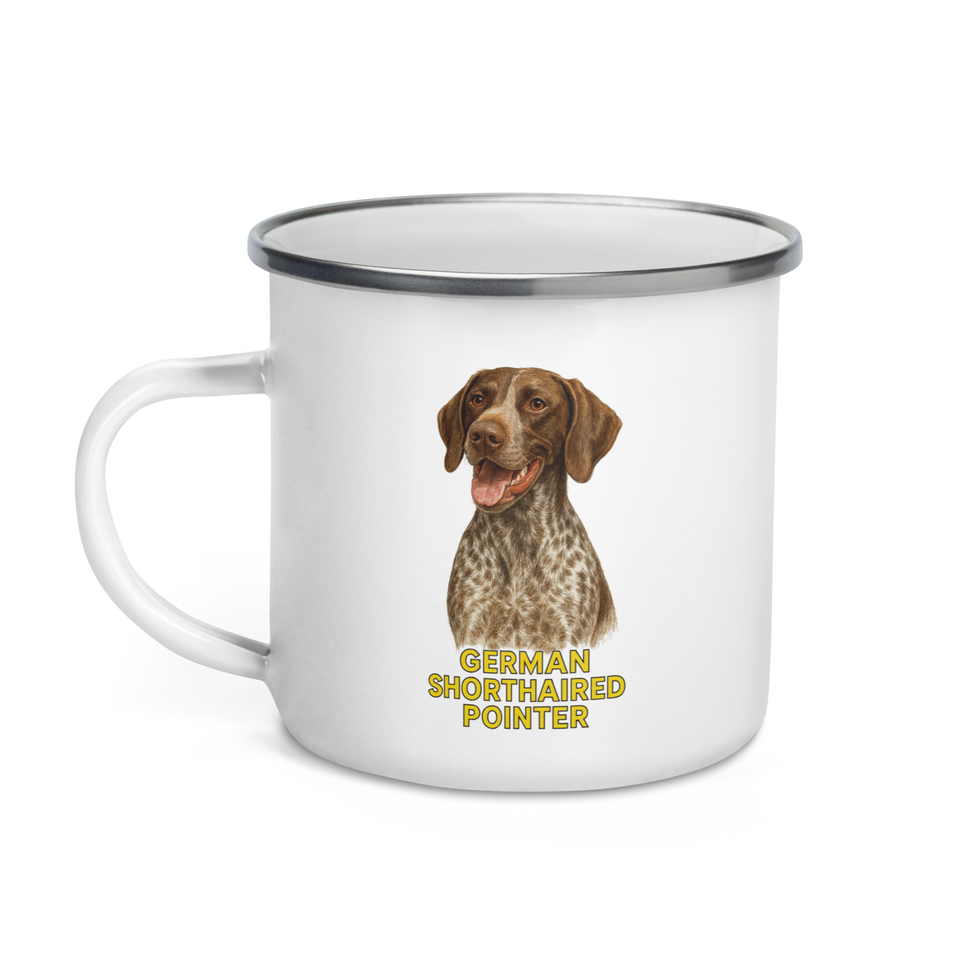 German Shorthaired Pointer Enamel Mug