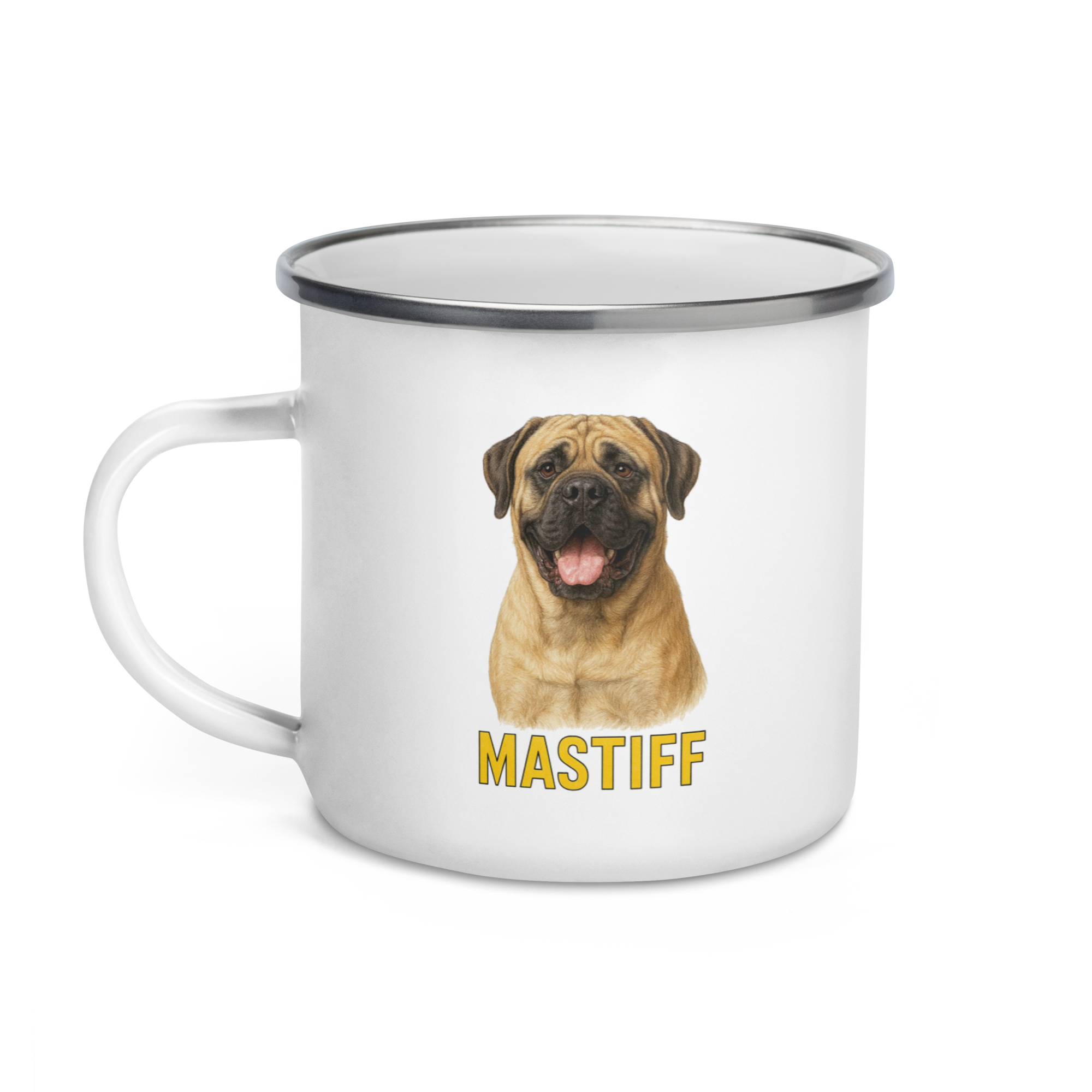 Mastiff Enamel Mug
