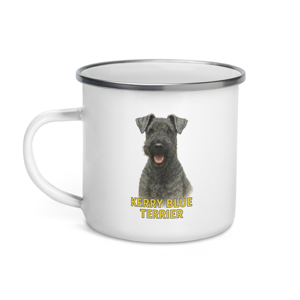 Kerry Blue Terrier Enamel Mug