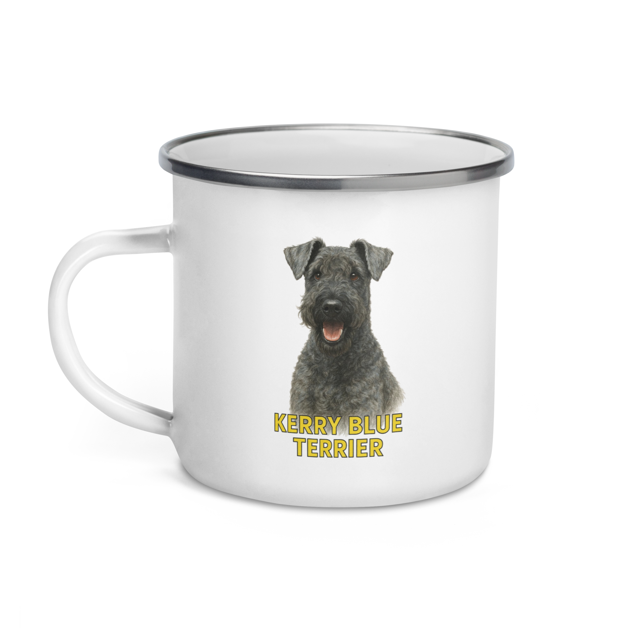 Kerry Blue Terrier Enamel Mug