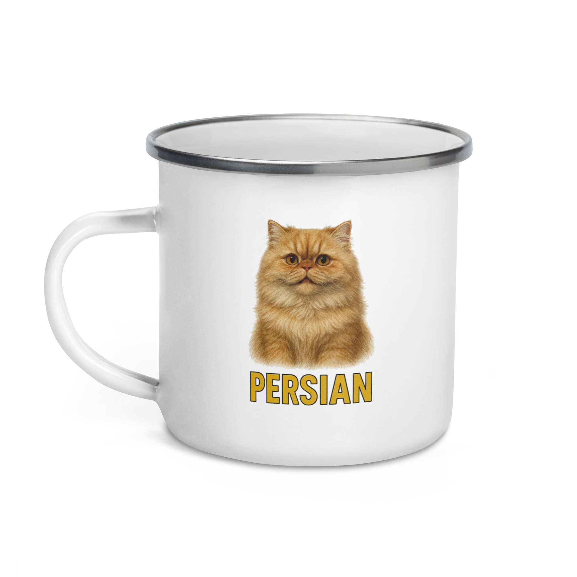 Persian Cat Enamel Mug