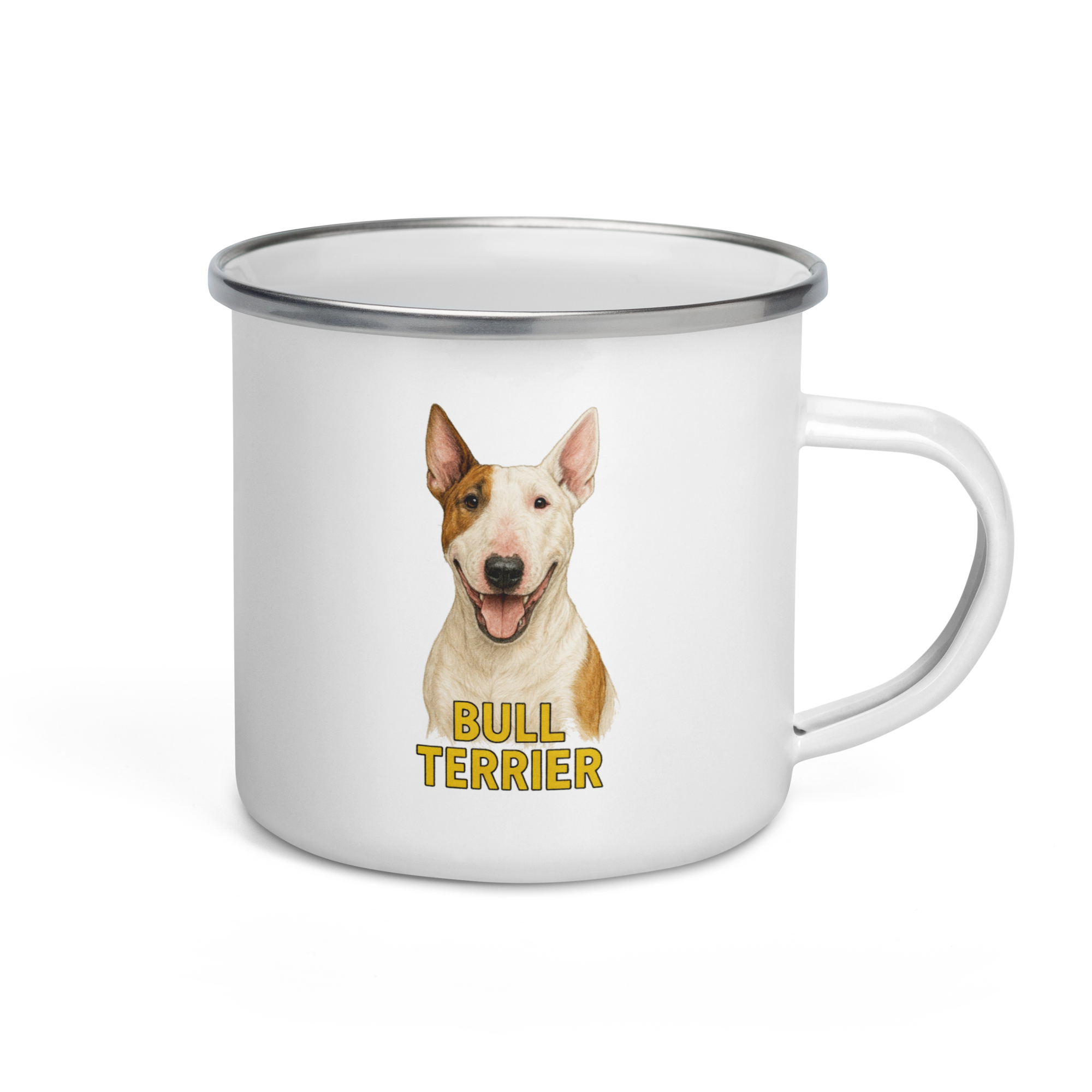 Bull Terrier Enamel Mug