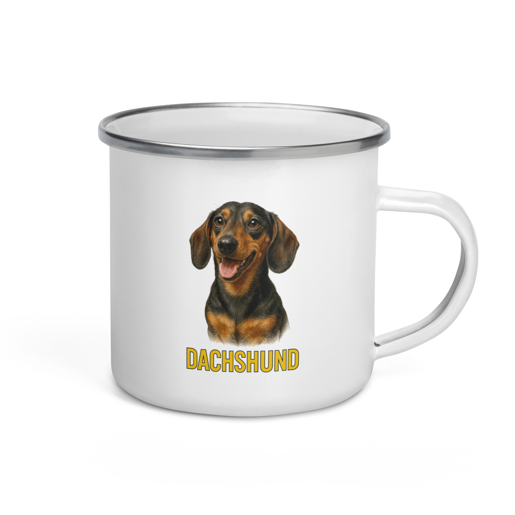 Dachshund Enamel Mug