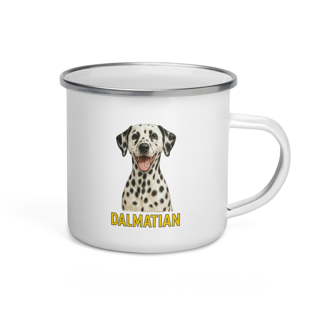 Dalmatian Enamel Mug