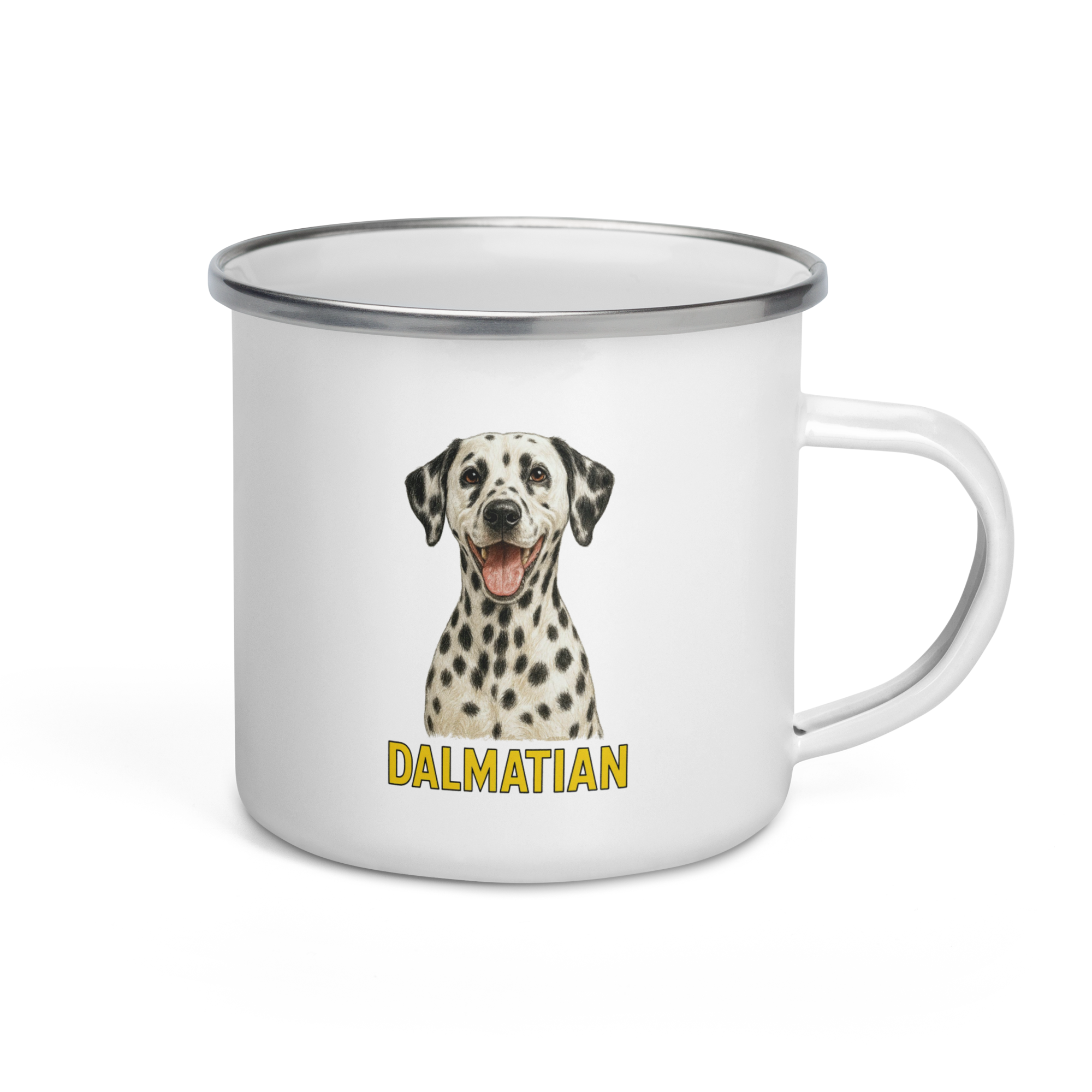 Dalmatian Enamel Mug
