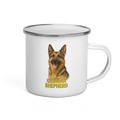 German Shepherd Enamel Mug
