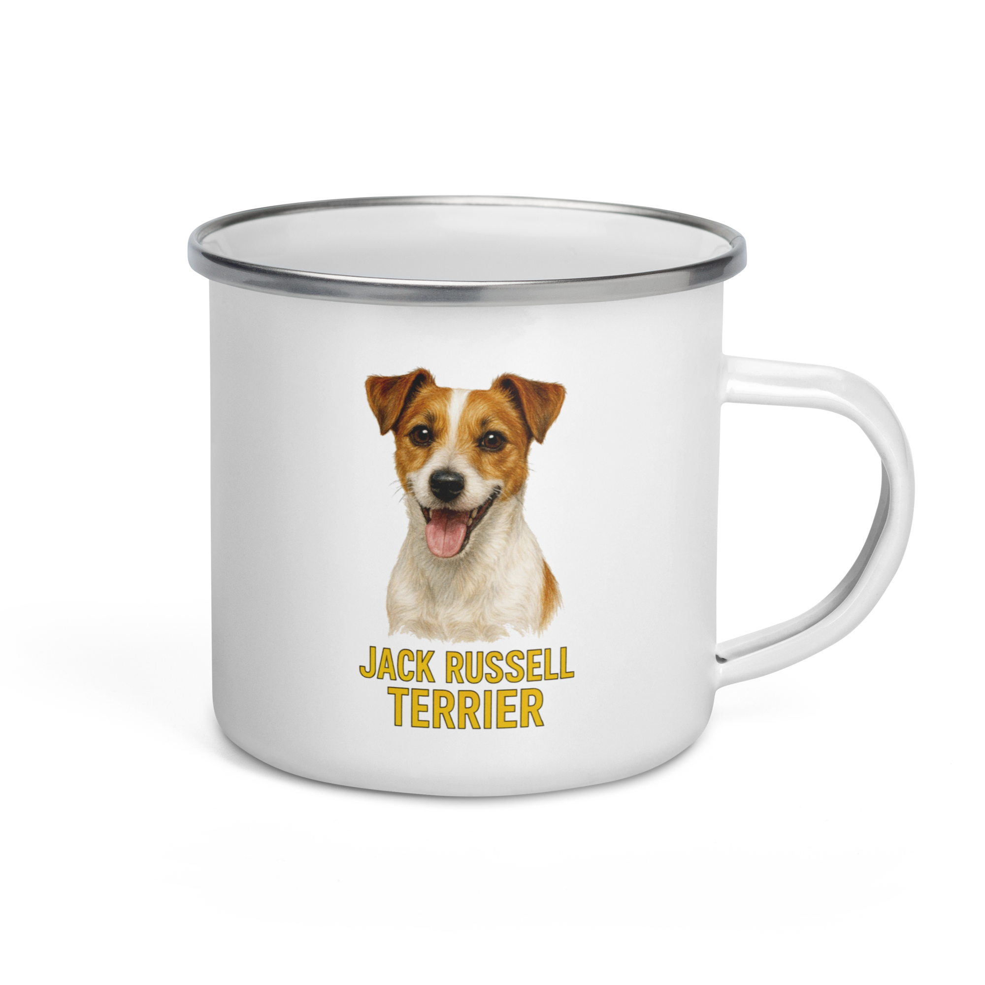 Jack Russell Terrier Enamel Mug