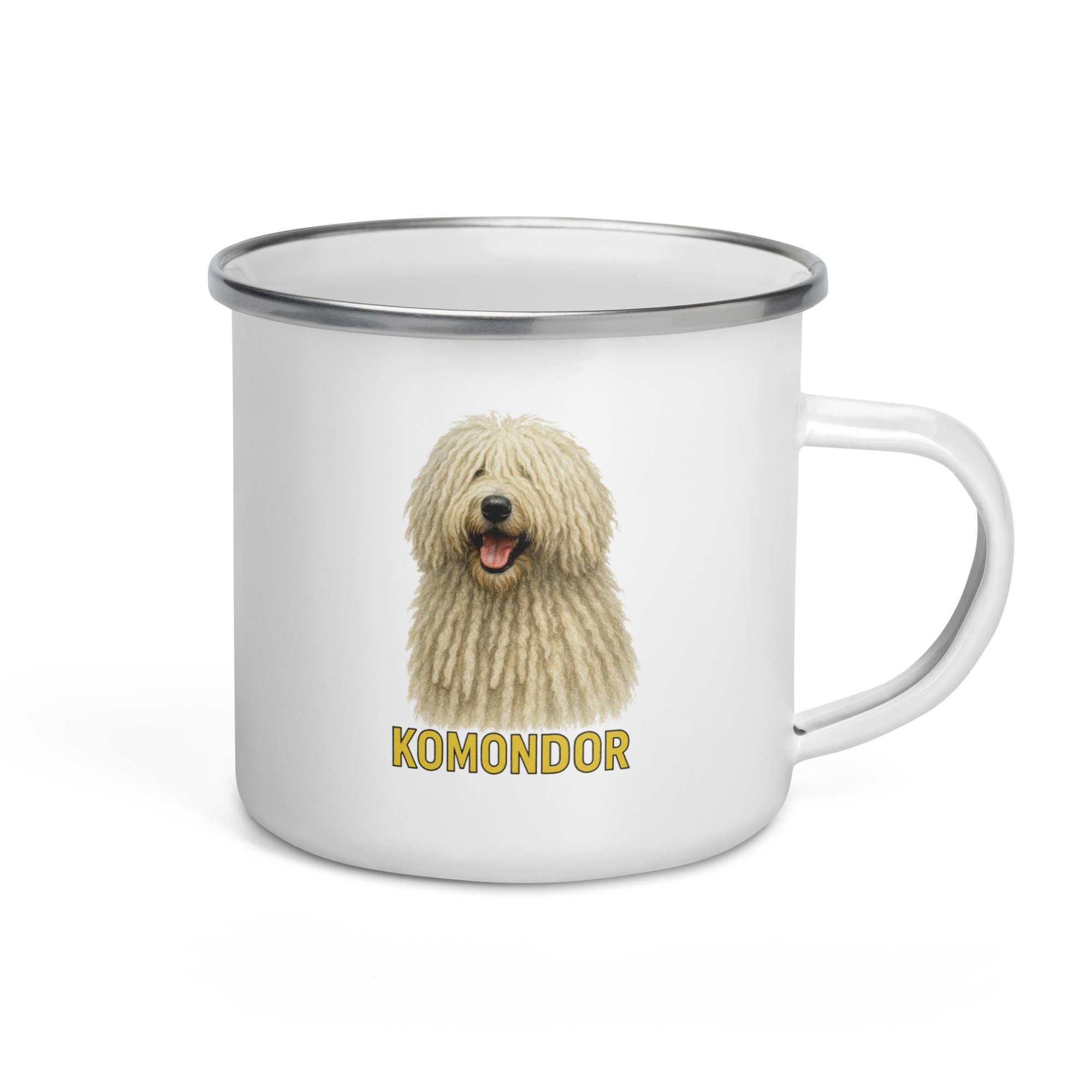 Komondor Enamel Mug