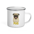 Pug Enamel Mug