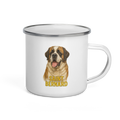 Saint Bernard Enamel Mug