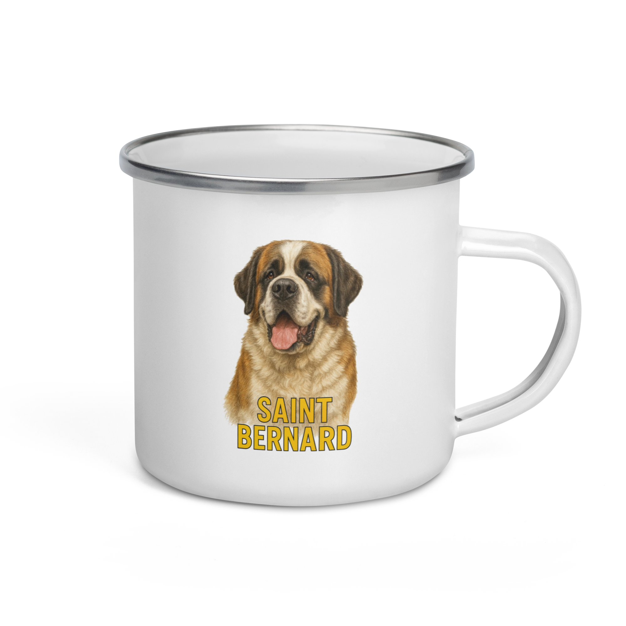 Saint Bernard Enamel Mug