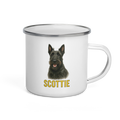 Scottie Enamel Mug