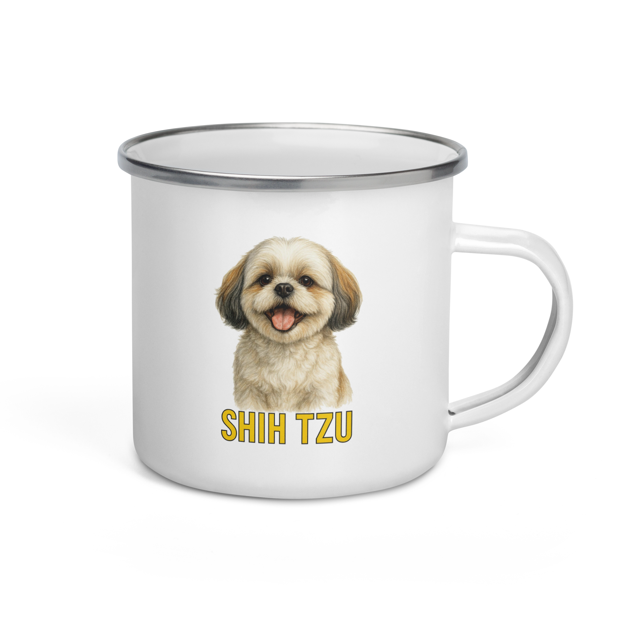 Shih Tzu Enamel Mug