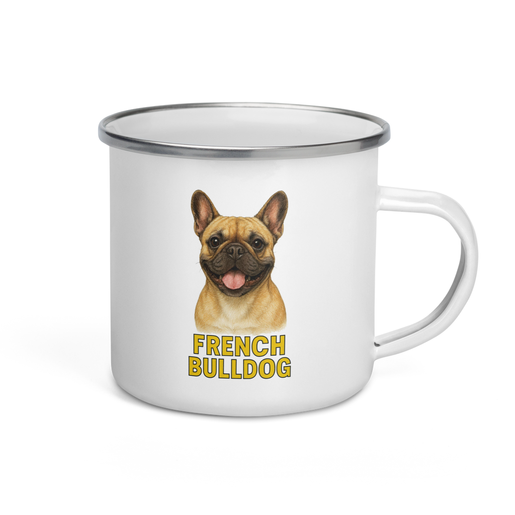 French Bulldog Enamel Mug