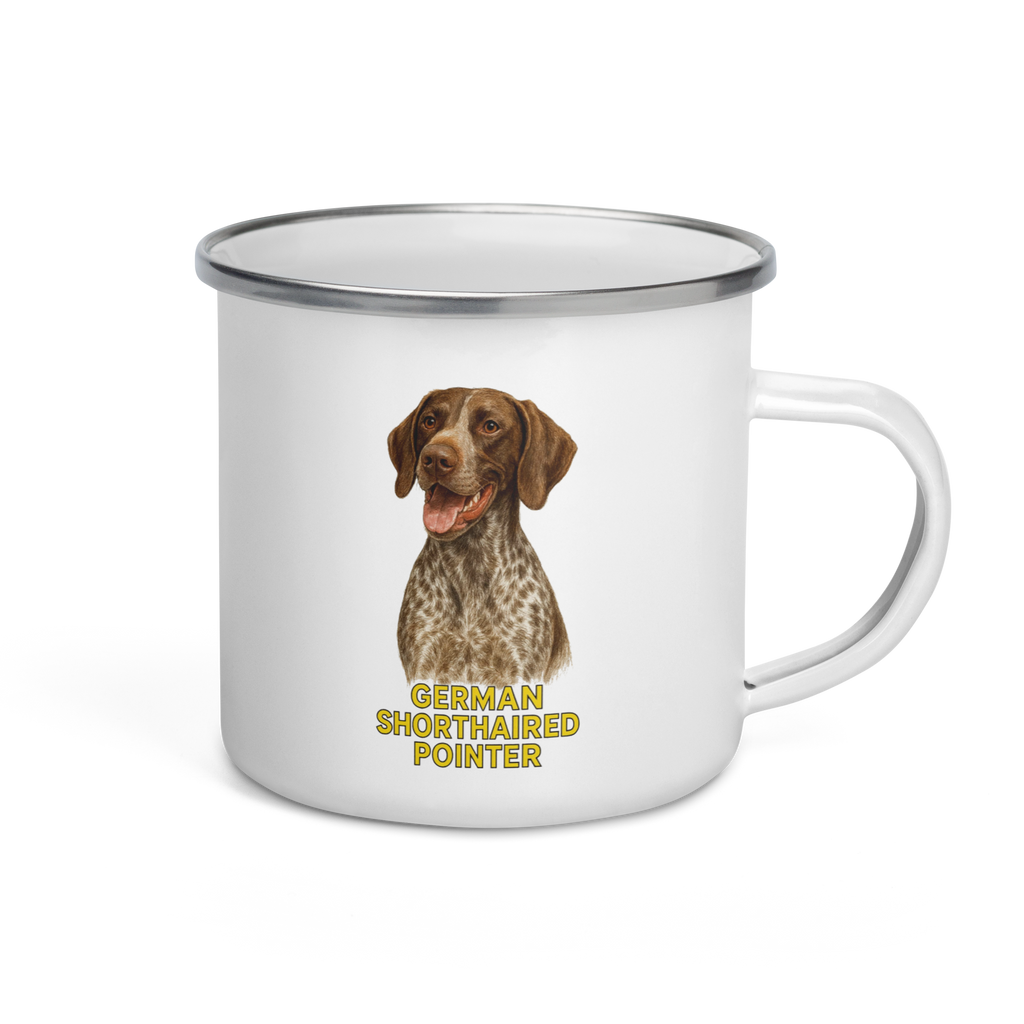 German Shorthaired Pointer Enamel Mug