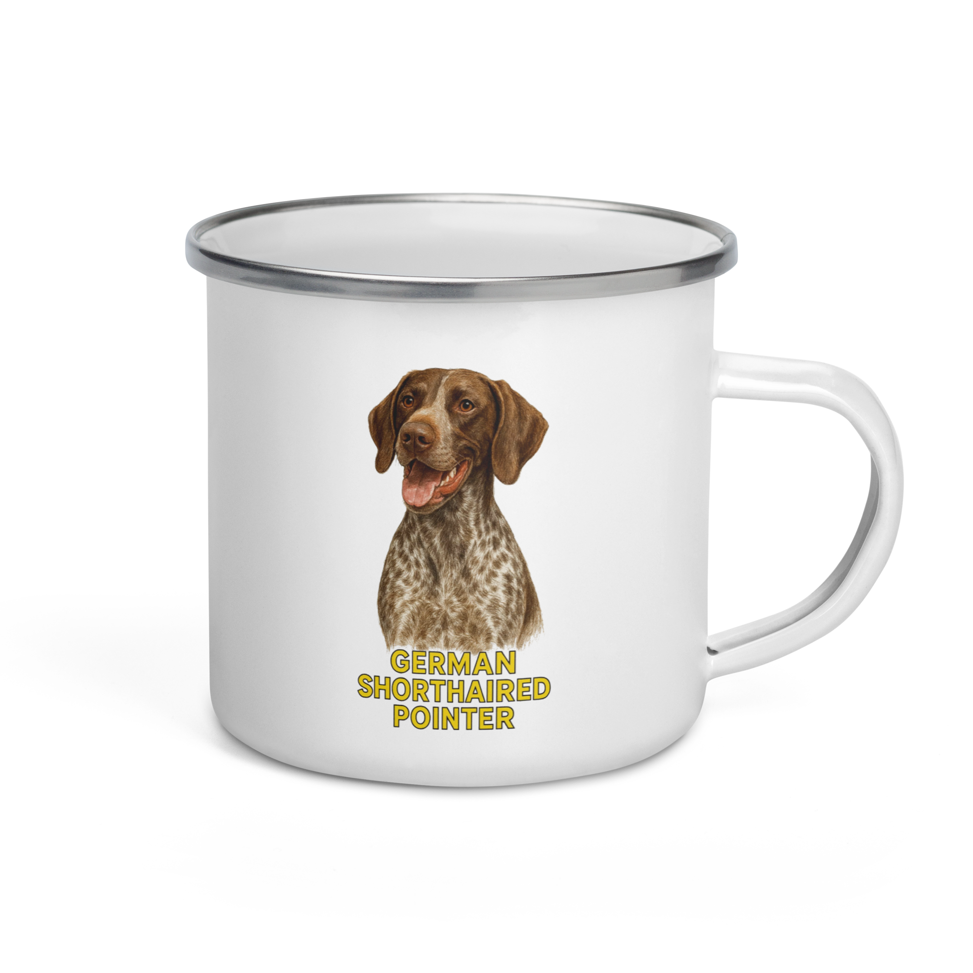 German Shorthaired Pointer Enamel Mug