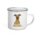 Greyhound Enamel Mug