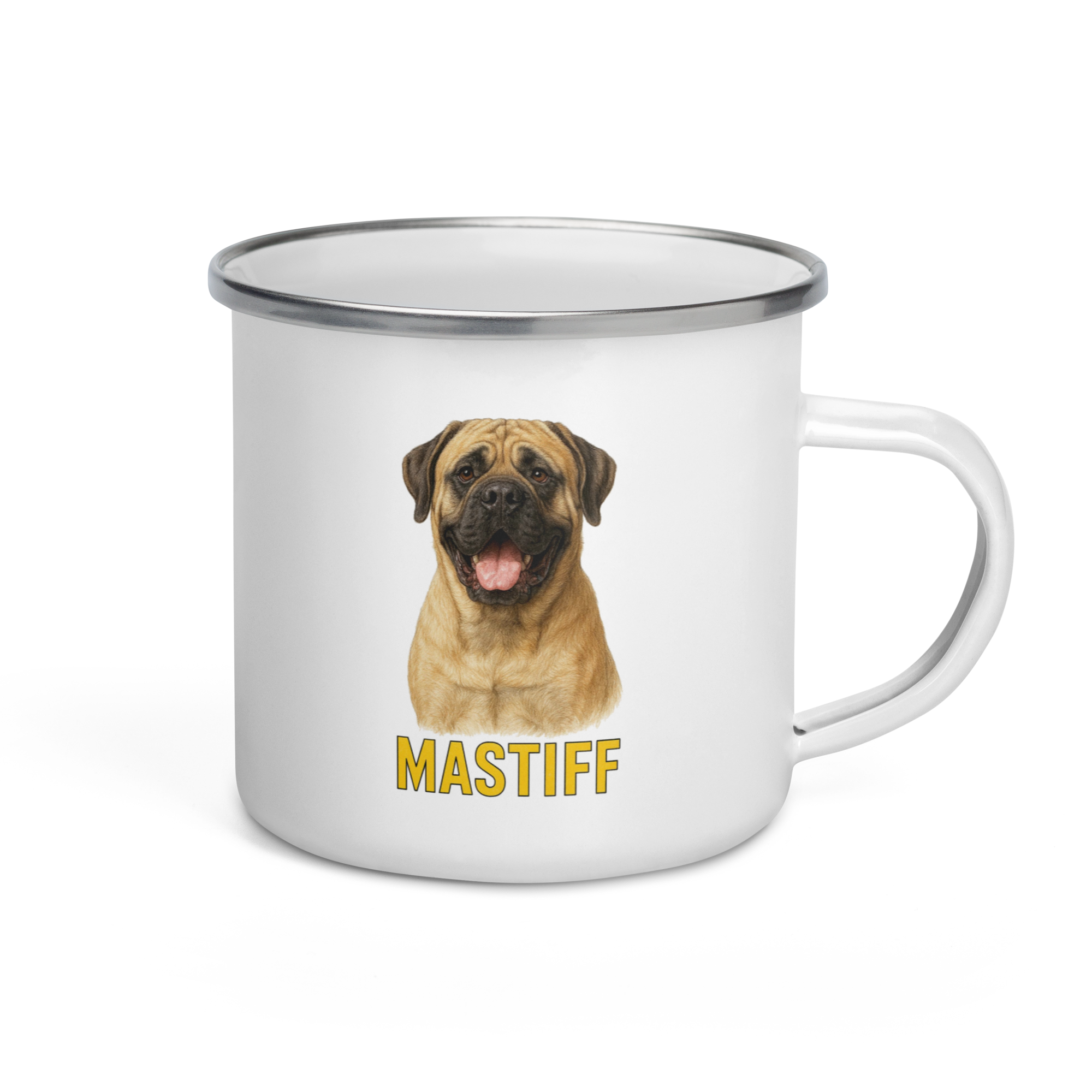 Mastiff Enamel Mug