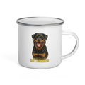 Rottweiler Enamel Mug