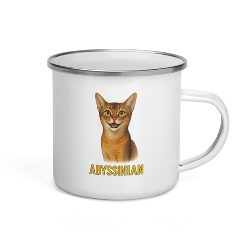 Abyssinian Cat Enamel Mug