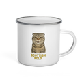 Scottish Fold Cat Enamel Mug