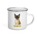 Siamese Cat Enamel Mug