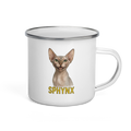 Sphynx Cat Enamel Mug