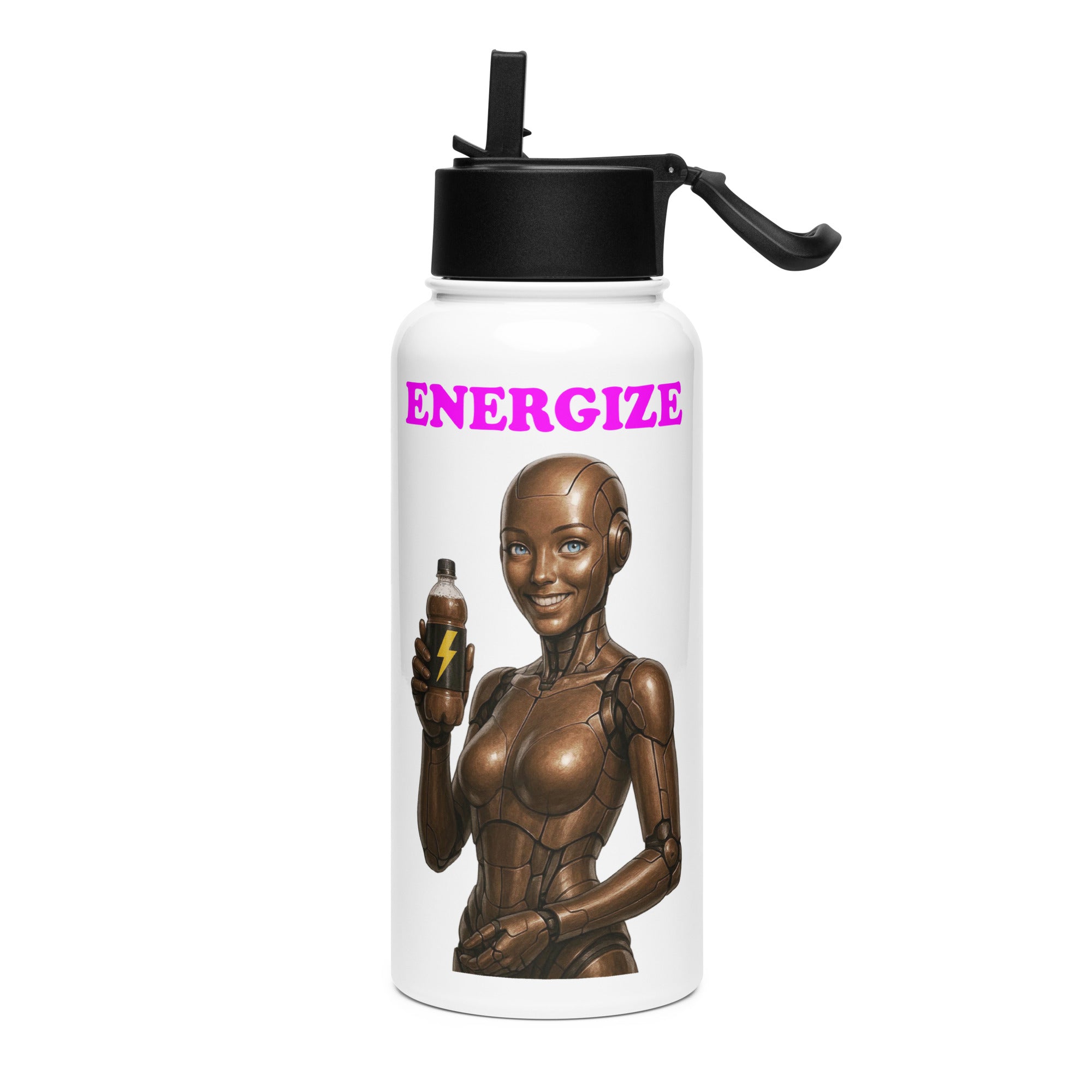 Chocolate Android Woman Energize Bottle