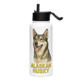 Alaskan Husky Water Bottle